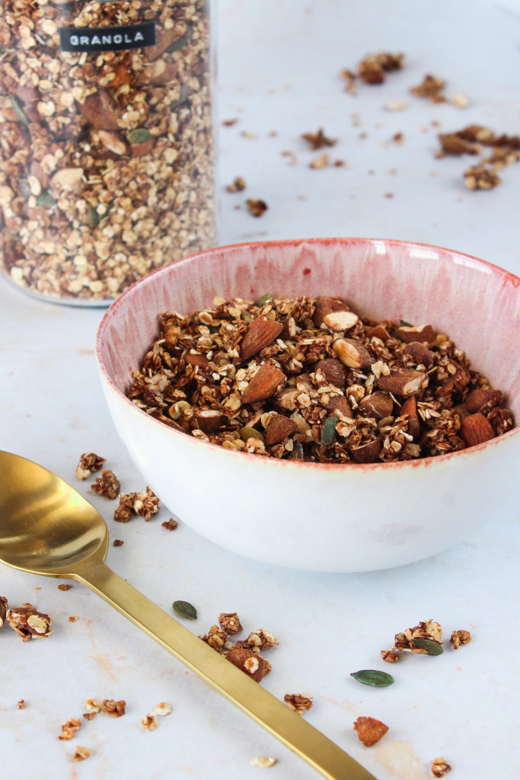 Granola de cacau e amêndoa 2